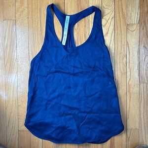 Navy blue lululemon tank top